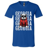 Georgia Personalized Name V-Neck T-Shirt