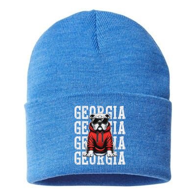 Georgia Personalized Name Sustainable Knit Beanie