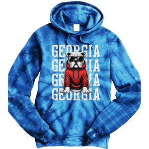 Georgia Personalized Name Tie Dye Hoodie