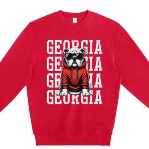 Georgia Personalized Name Premium Crewneck Sweatshirt