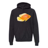 GoldFish Pet Novel Design For Aquarium Nature Lover Premium Hoodie