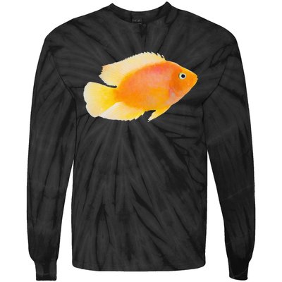 GoldFish Pet Novel Design For Aquarium Nature Lover Tie-Dye Long Sleeve Shirt