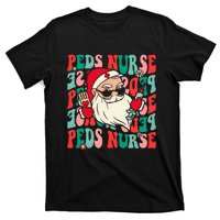 Groovy Peds Nurse Funny Christmas Pediatric Nurse T-Shirt