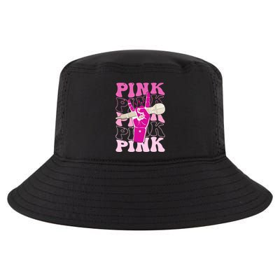 Groovy Personalized Name Retro Cool Comfort Performance Bucket Hat