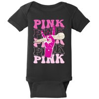Groovy Personalized Name Retro Baby Bodysuit