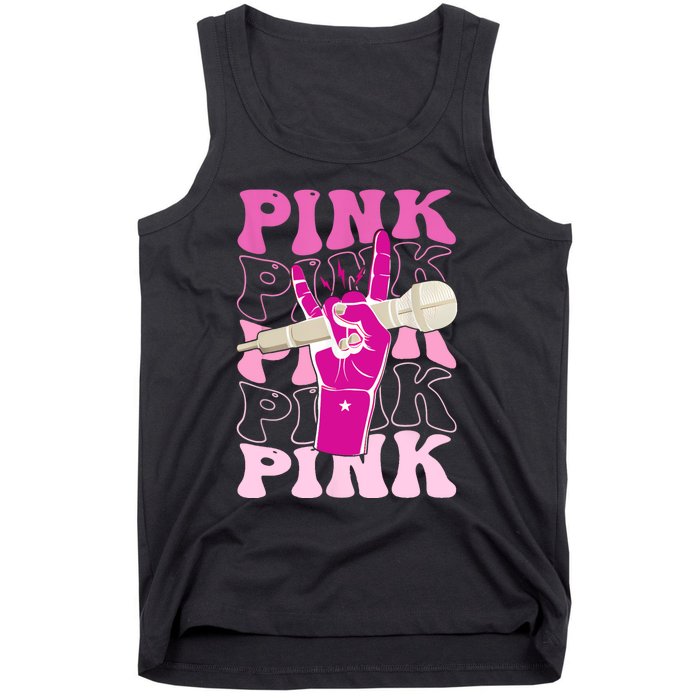 Groovy Personalized Name Retro Tank Top