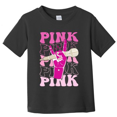 Groovy Personalized Name Retro Toddler T-Shirt