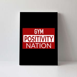 Gym positivity nation Canvas