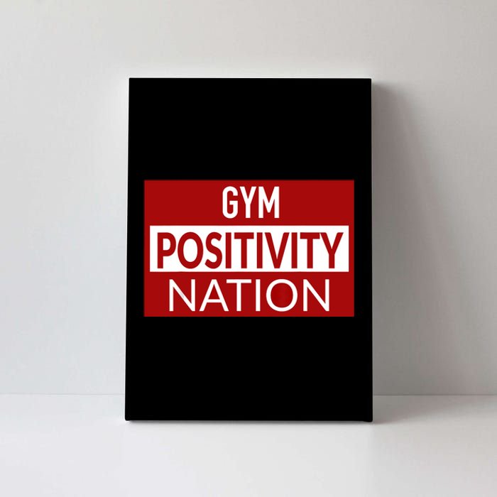 Gym positivity nation Canvas