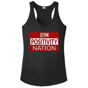 Gym positivity nation Ladies PosiCharge Competitor Racerback Tank