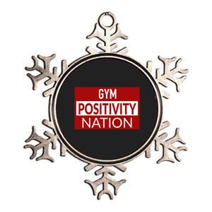 Gym positivity nation Metallic Star Ornament