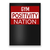 Gym positivity nation Poster