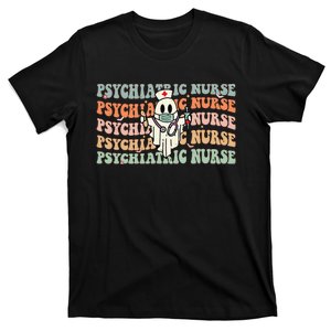 Groovy Psych Nurse Halloween Psychiatric Mental Health Nurse T-Shirt