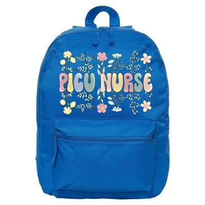 Groovy Picu Nurse Pediatric Intensive Care Unit Meaningful Gift 16 in Basic Backpack