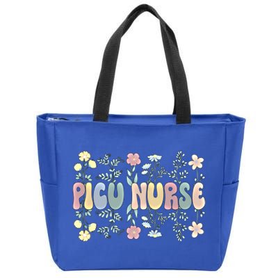 Groovy Picu Nurse Pediatric Intensive Care Unit Meaningful Gift Zip Tote Bag