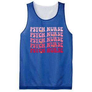 Groovy Psych Nurse Psychiatric Nursing Week Tal Health Cute Gift Mesh Reversible Basketball Jersey Tank