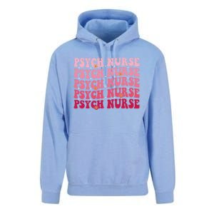 Groovy Psych Nurse Psychiatric Nursing Week Tal Health Cute Gift Unisex Surf Hoodie