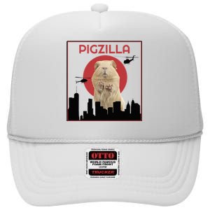 Guinea Pig Novelty Pigzilla High Crown Mesh Back Trucker Hat