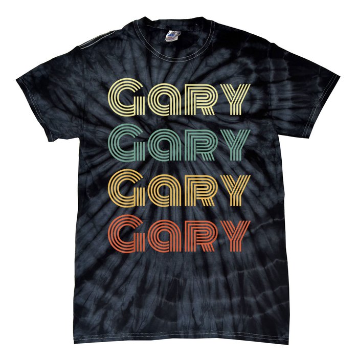 GARY Personalized Name Retro Vintage Gifts For GARY Tie-Dye T-Shirt