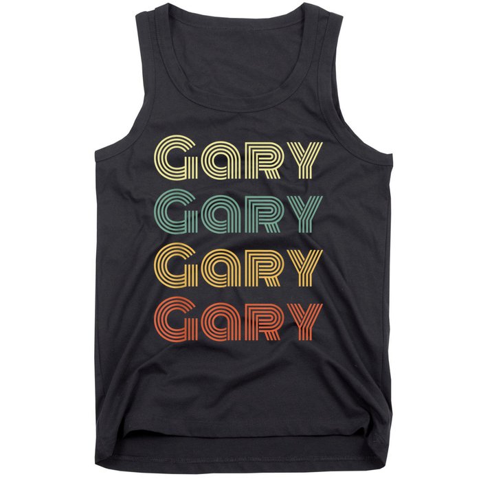 GARY Personalized Name Retro Vintage Gifts For GARY Tank Top