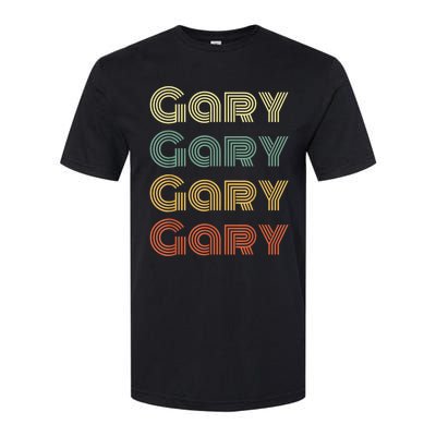 GARY Personalized Name Retro Vintage Gifts For GARY Softstyle CVC T-Shirt