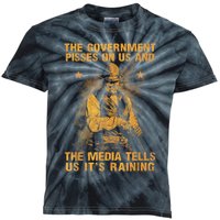 Government Pisses On Us And The Media Tell Us ItS Raining Kids Tie-Dye T-Shirt