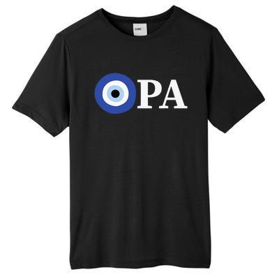 Greek Pride Opa Evil Eye Tall Fusion ChromaSoft Performance T-Shirt