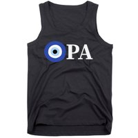 Greek Pride Opa Evil Eye Tank Top