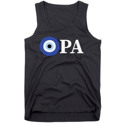 Greek Pride Opa Evil Eye Tank Top