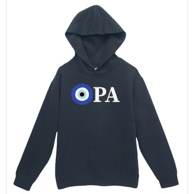 Greek Pride Opa Evil Eye Urban Pullover Hoodie