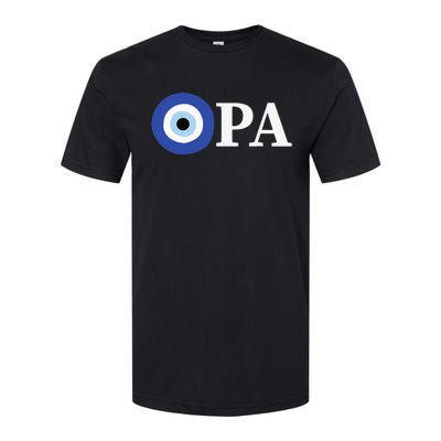 Greek Pride Opa Evil Eye Softstyle CVC T-Shirt