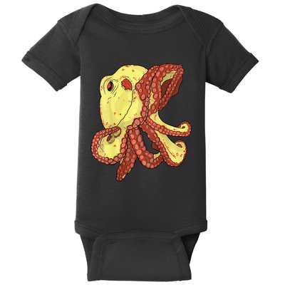 Giant Pacific Octopus Baby Bodysuit
