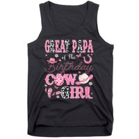 Great Papa Of The Birthday Cowgirl Western Rodeo Great Papa Tank Top