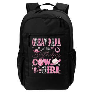 Great Papa Of The Birthday Cow Western Rodeo Great Papa Daily Commute Backpack