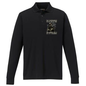 Government Pisses On Us And The Media Tell Us ItS Raining Performance Long Sleeve Polo