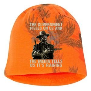 Government Pisses On Us And The Media Tell Us ItS Raining Kati - Camo Knit Beanie