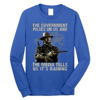 Government Pisses On Us And The Media Tell Us ItS Raining Long Sleeve Shirt