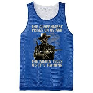 Government Pisses On Us And The Media Tell Us ItS Raining Mesh Reversible Basketball Jersey Tank