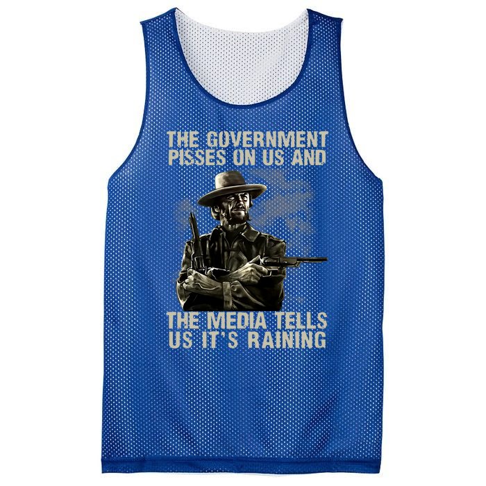 Government Pisses On Us And The Media Tell Us ItS Raining Mesh Reversible Basketball Jersey Tank