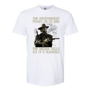 Government Pisses On Us And The Media Tell Us ItS Raining Softstyle CVC T-Shirt