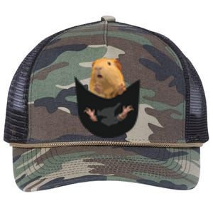 Guinea Pig Owner Cute Pocket Guinea Pig Retro Rope Trucker Hat Cap