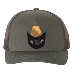 Guinea Pig Owner Cute Pocket Guinea Pig Yupoong Adult 5-Panel Trucker Hat