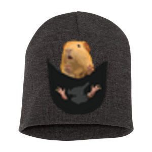 Guinea Pig Owner Cute Pocket Guinea Pig Short Acrylic Beanie