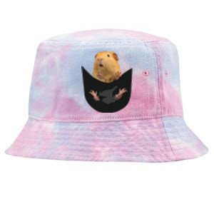 Guinea Pig Owner Cute Pocket Guinea Pig Tie-Dyed Bucket Hat