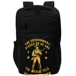 Government Pisses On Us And The Media Tell Us ItS Raining Impact Tech Backpack