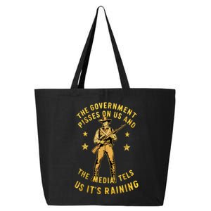 Government Pisses On Us And The Media Tell Us ItS Raining 25L Jumbo Tote