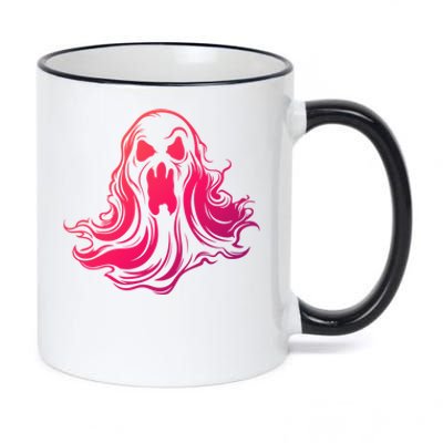 Ghost Poltergeist Paranormal Spooky Halloween Gift 11oz Black Color Changing Mug