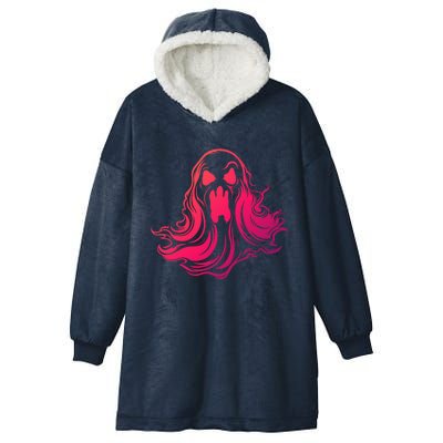 Ghost Poltergeist Paranormal Spooky Halloween Gift Hooded Wearable Blanket