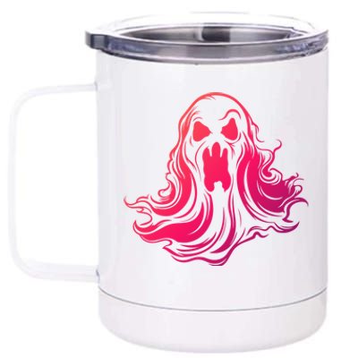 Ghost Poltergeist Paranormal Spooky Halloween Gift 12 oz Stainless Steel Tumbler Cup