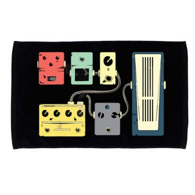 Guitar Player Pedal Board Guitarist Gifts Playing Guitars Microfiber Hand Towel